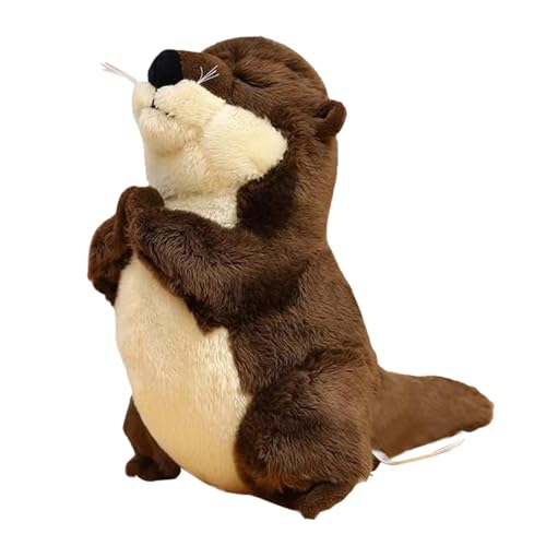 EHJRE Otter Plüsch Plüschtier Stofftier Seeotter Plüschpuppe für Kinder Jungen Mädchen Kinder, 18cm von EHJRE