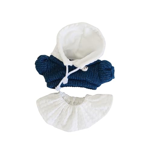 EHJRE Plüsch Puppenkleidung für 20 cm Puppen Modische Outfits für Kleine Puppen, Blau von EHJRE