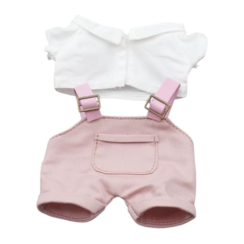 EHJRE Plüschpuppenkleidung Set für Kleine Mädchen, DIY Bastelset , Rosa Hose von EHJRE