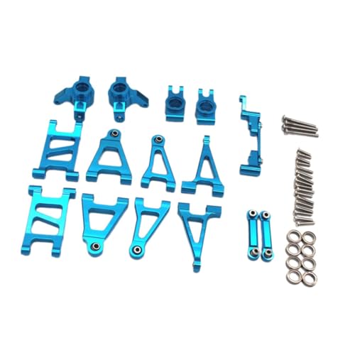 EHJRE Premium Aluminium Upgrade Kit für Verbesserte Leistung von 1:14 RC Autos, Blau von EHJRE