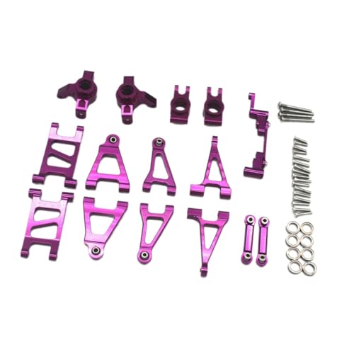 EHJRE Premium Aluminium Upgrade Kit für Verbesserte Leistung von 1:14 RC Autos, LILA von EHJRE