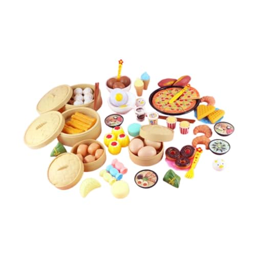 EHJRE Pretend Play Spielzeug Lebensmittel Küche Set Küche Kochen Spielzeug für Kinder Geburtstag von EHJRE