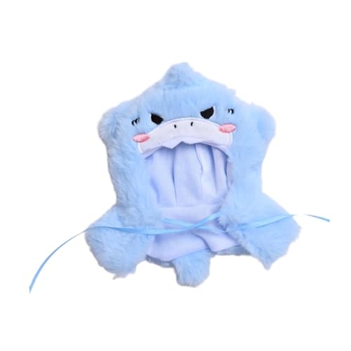 EHJRE Puppen Hai Umhang Kostüm Zubehör Outfits, Handgefertigte Kleidung für 17cm Mädchenpuppen, Jungenpuppen Verkleiden Geburtstagsgeschenke, Blau von EHJRE