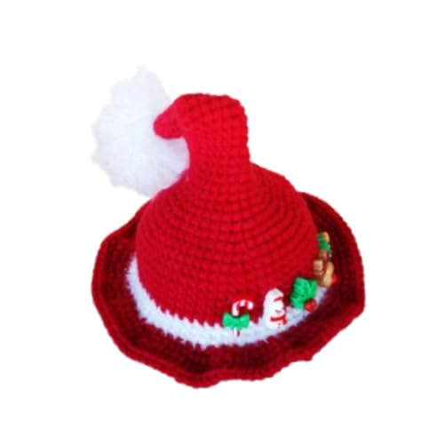 EHJRE Puppenmütze für 15cm 17cm Puppe, Stofftiermütze, Weihnachtspuppenzubehör, Geburtstagsgeschenk von EHJRE