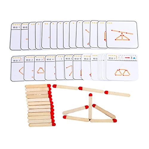 EHJRE Puzzle Spiele Montessori Math Spielzeug IQ Training Problem Lösung Gehirn von EHJRE