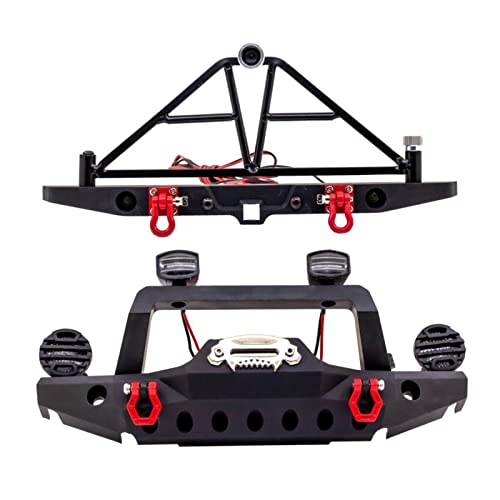 EHJRE RC Auto Vorne Hinten für Axial SCX10 III Modell Auto DIY Teile mit, Vorne hinten Set von EHJRE