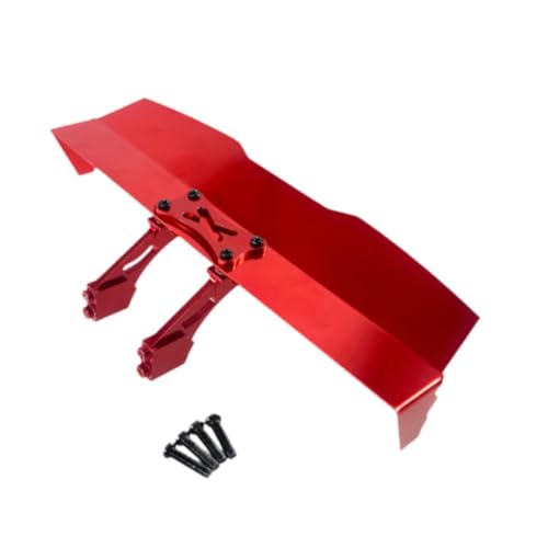 EHJRE RC Car Upgrade Kit Race Car Tail Flügel Wiederverwendbarer Heckspoilerflügel RC Autozubehör, Rot von EHJRE