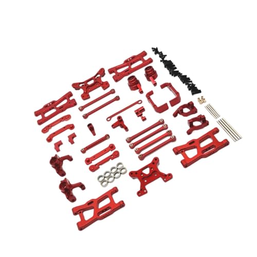 EHJRE RC Vorne Hinten Arm Lenkung Tassen Linkage Rod RC Auto Teile Kits Lenkung Tasse Teile Set, ROT von EHJRE