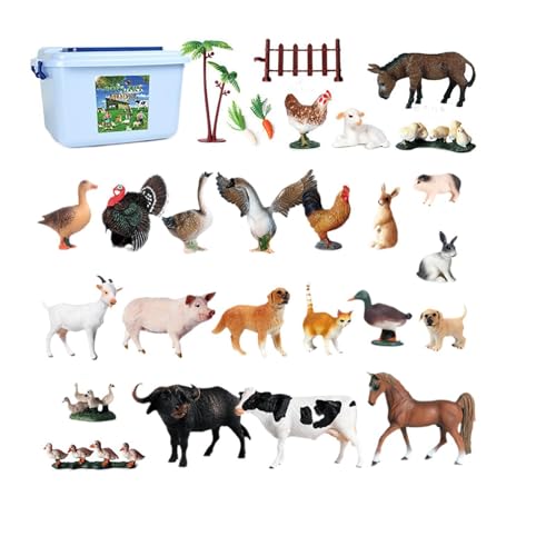 EHJRE Realistische Tiere Modell Playset Animal Playset Lernspielzeug Tiere Figuren für Partyversorgungen Kindersammlung von EHJRE