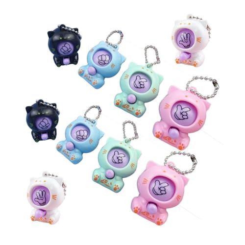 EHJRE Schere-Stein-Papier-Spiel, kleine Cartoon-Tieranhänger, interaktives Spielzeug, Charms, lustige Schlüsselanhänger EHJRE Schere-Stein-Papier-Spiel, kleine Cartoon-Tieranhänger, interaktives Spielzeug, Charms, lustige Schlüsselanhänger von EHJRE