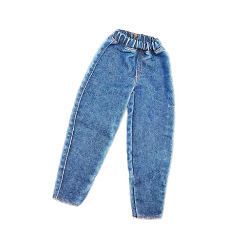 EHJRE Stilvolle Jeans Puppenkleidung für Actionfiguren Im Maßstab 1/6, Blau von EHJRE