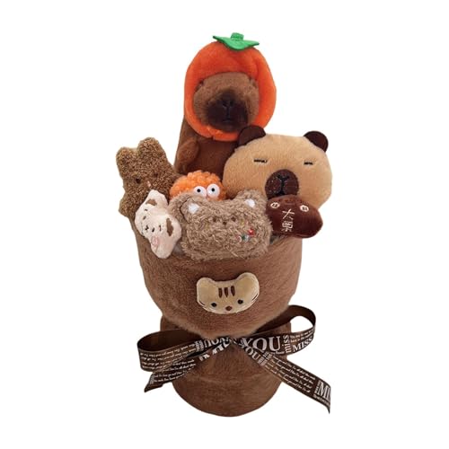 EHJRE Stofftier Puppe Braut Dusche Ornament Mittelstücke Plüsch Puppe Bouquet von EHJRE