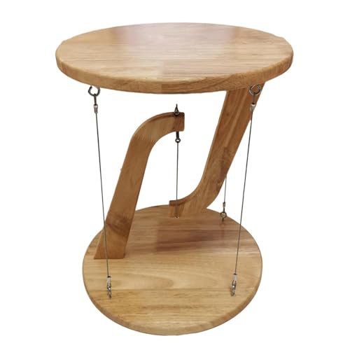 EHJRE Tensegrity-Struktur, schwebender Tisch, Desktop-Ornament, Früherziehungsspielzeug für den Tisch, RUNDEN von EHJRE
