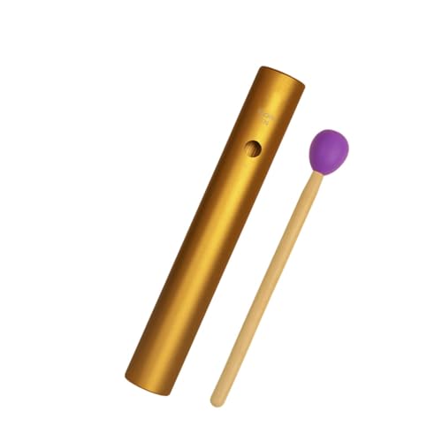 EHJRE Wah Wah Tube Percussion Lernwerkzeug, Professionell, mit Schlägel, Sandzylinder, Musikspielzeug, Früherziehung, Percussion Tube , Gelb von EHJRE