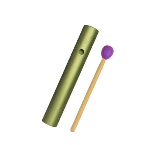 EHJRE Wah Wah Tube Percussion Lernwerkzeug, Professionell, mit Schlägel, Sandzylinder, Musikspielzeug, Früherziehung, Percussion Tube , GrÜn von EHJRE