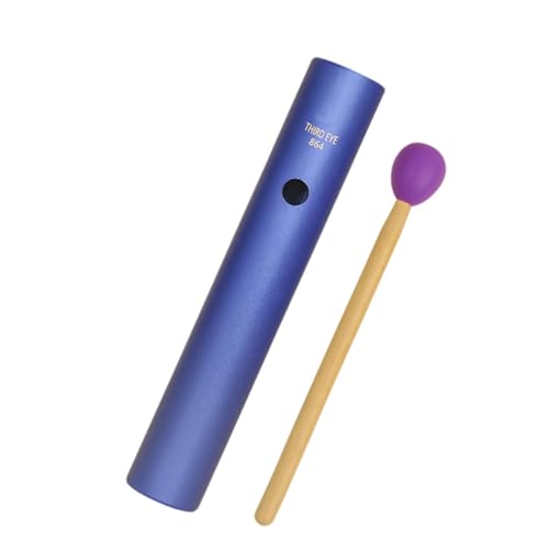 EHJRE Wah Wah Tube Percussion Lernwerkzeug, Professionell, mit Schlägel, Sandzylinder, Musikspielzeug, Früherziehung, Percussion Tube , Indigo von EHJRE