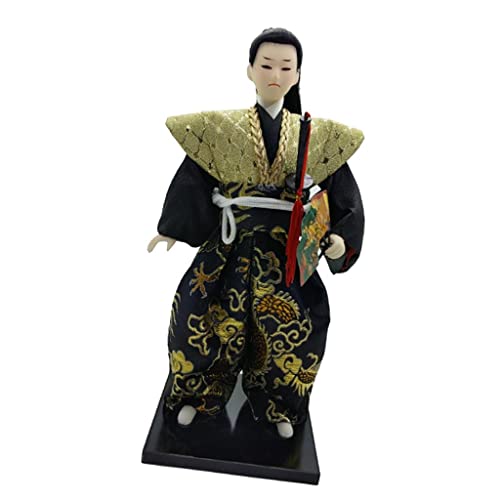 EHJRE Zarte Japanische Puppendekoration, Shi Figur, 12 Zoll, 3 Stile Zur Auswahl, Japanische Samurai -1 von EHJRE