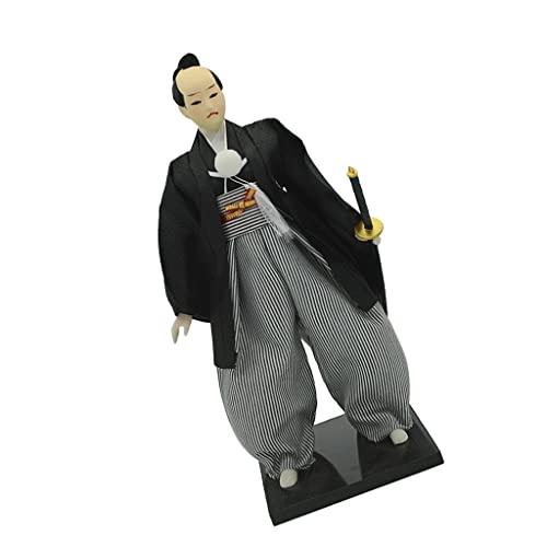 EHJRE Zarte Japanische Puppendekoration, Shi Figur, 12 Zoll, 3 Stile Zur Auswahl, Japanischen Samurai -2 von EHJRE