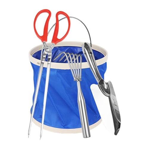 Qectial Strandeimer, Wassereimer Spiel, Sommeraktivitäten, Angelspaß, Faltbar, für Erwachsene, Outdoor Aktivitäten, Strandspielzeug, Waschbecken, 4 Satz Qectial Strandeimer, Wassereimer Spiel, Sommeraktivitäten, Angelspaß, Faltbar, für Erwachsene, Outdoor Aktivitäten, Strandspielzeug, Waschbecken, 4 Satz von EHJRE