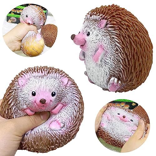 EHOTER Antistress Hedgehog Anti Stress Ball Stress Relief Hedgehog Stress Ball Sensory Squishy Fidget Anti Squeeze Tension Relief Stretchy Hedgehog Balls Kinder Erwachsene Geschenk von EHOTER