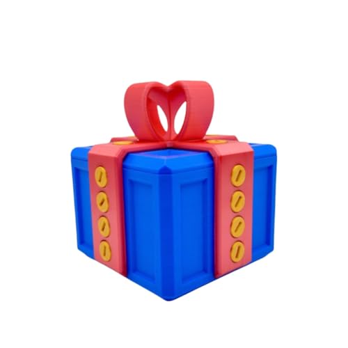 Really Annoying Geschenkbox mit Twist-Aufbewahrung und sortierten Farben, 3D-Druck, wirklich ärgerliche Geschenkbox mit Schrauben, Geschenkbox, Streich Geschenkbox für Weihnachten (A) von EHOTER