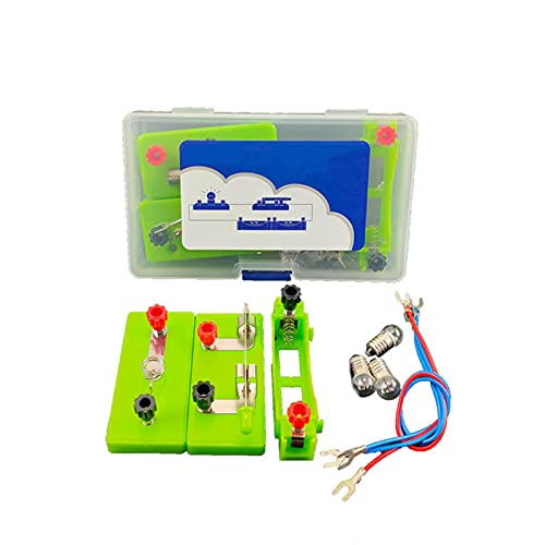 EHVYBDX Grundschule Simple Physics Circuit Set, Serien- und Parallelschaltungs-Kits, interessante Lehr-Experimentiergeräte von EHVYBDX