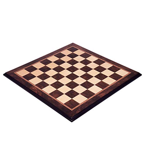 EHVYBDX Schachbrett-Set, klassisches Holzschach-Familien-Schachbrett, Denk-Entwicklungsspiel, 56 x 56 x 2 cm, 22 x 22 x 0,7 Zoll von EHVYBDX