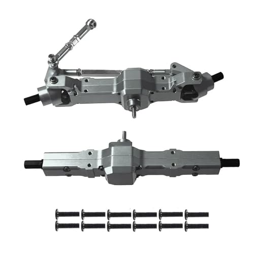 EHxCUF 1/16 Metall-Upgrade-Teile Kompatibel mit ferngesteuertes Auto, kompatibel mit C14 C24 Metallbrücken-Modifikation(Titanium) von EHxCUF