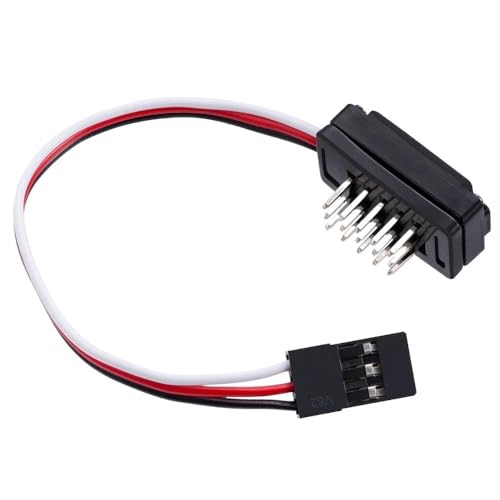 EHxCUF 10 cm Verlängerung JR Stecker 1 Bis 5 Stecker Integrierten Draht Kompatibel mit RC Auto Boot Flugzeug Modell Spielzeug Kompatible Upgrade Teile von EHxCUF