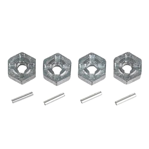 EHxCUF 12-mm-Rad-Sechskant-Nabenadapter, kompatibel mit 1/10 RC-Auto-Ersatzteilzubehör, 4er-Set ZJ09 von EHxCUF