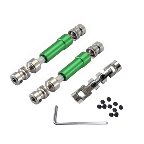 EHxCUF 3er-Pack Metallantriebswelle kompatibel mit MN128 MN86 MN86S MN86K MN86KS 1/12 RC Car Upgrade Teile Zubehör(Green) von EHxCUF