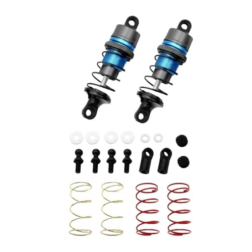 EHxCUF Blaue hydraulische Metallstoßdämpfer, kompatibel mit ferngesteuerten RC-Autos im Maßstab 1:10 von EHxCUF