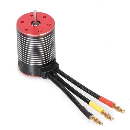 EHxCUF Bürstenloser Motor 3650 3600KV 4500KV 5200KV Kompatibel mit 1/8 1/10 RC Auto Drift Racing Off-Road Short Course kompatibel(5200KV) von EHxCUF