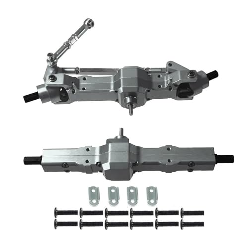 EHxCUF C14 C24 1/16 Fernbedienung Auto Metall Upgrade Zubehör Kompatibel Mit Ähnlichen Modellen Metall Brücke Stecker Teile(Titanium) von EHxCUF