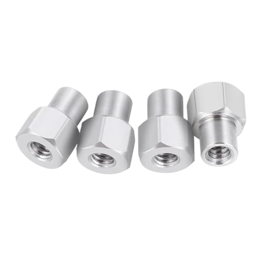 EHxCUF Edelstahl-Rad-Sechskant-Adapter-Set Kompatibel mit 1/24 RC-Autos, kompatibel mit SCX24 und FCX24M, 4 Stück, 2 mm, 3 mm, 5 mm(3MM) von EHxCUF