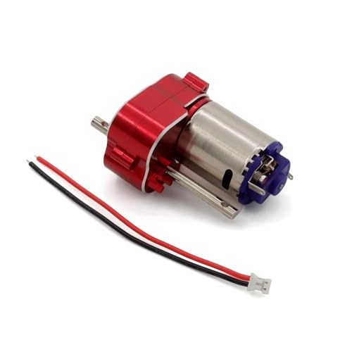 EHxCUF Getriebemotor Kompatibel mit 1/12 RC-Autos, kompatibel mit MN82 MN78 Upgrade-Teilen(RED) von EHxCUF