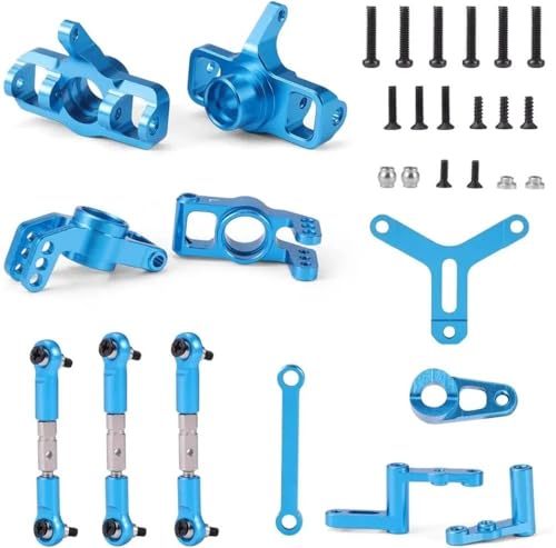 EHxCUF Kompatible, verbesserte Ersatzteile Kompatibel mit RC-Cars im Maßstab 1:18, C18-Hinterradnaben aus Metall, Lenkverbindungen, Lenkschalen von EHxCUF