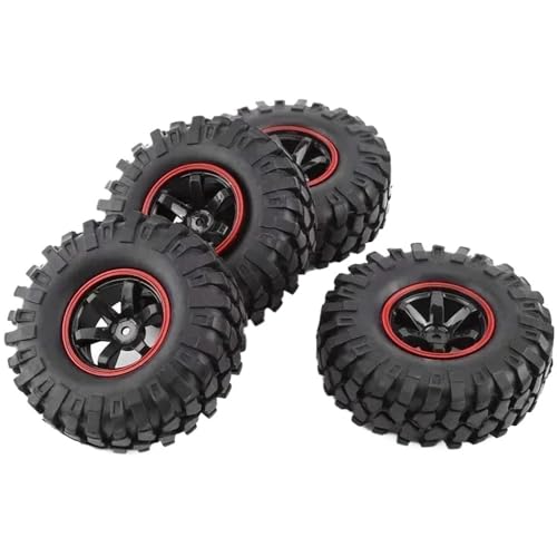 EHxCUF Kompatible 1/10 1,9 Zoll Superweiche Gummireifen Kompatibel mit CC01 701A Hex 12MM Felge Off Road Climbing Rock Crawlers 4PCS(B) von EHxCUF