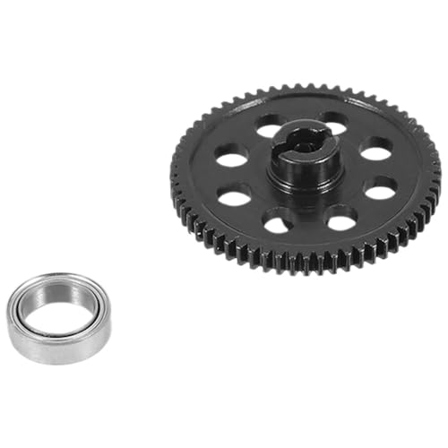 EHxCUF Kompatible Upgrade-Teile 60T Metall-Hauptuntersetzungsgetriebe Kompatibel mit 7640 1/18 RC-Fahrzeug von EHxCUF