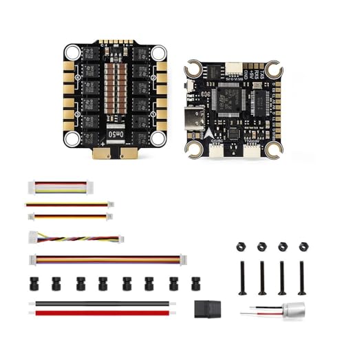 EHxCUF Kompatibler 60A 4in1 ESC Kompatibel mit Freestyle Drone mit 30X30mm F460 Stack und F405 V2 MPU6000 Flight Controller 2-6S von EHxCUF