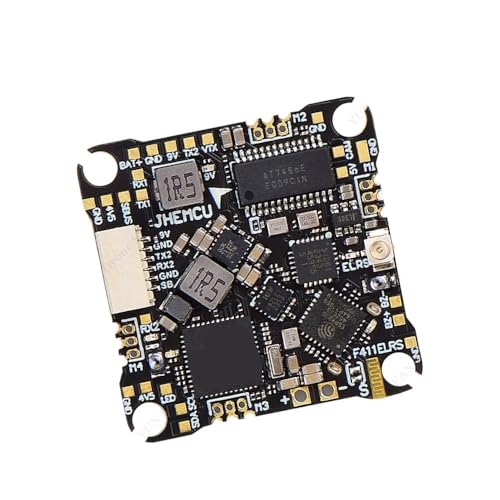 EHxCUF Kompatibler AIO Flight Controller 25,5 x 25,5 mm Kompatibel mit RC FPV-Drohnen mit ICM42688-P OSD und BLHELI_S 1-2S 12A 4in1 ESC ELRS 2,4G M3 von EHxCUF