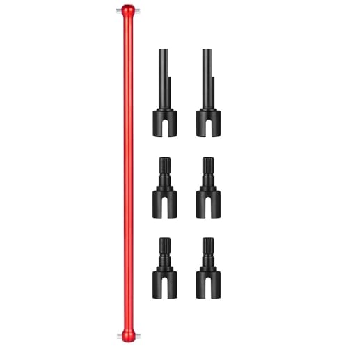 EHxCUF Kompatibler Antriebsschalen-Gelenksatz Kompatibel mit 1/10 58391 4WD-Teile, Vorder- und Hinterachse, zentrale Antriebswelle(Center Drive Shaft 1) von EHxCUF