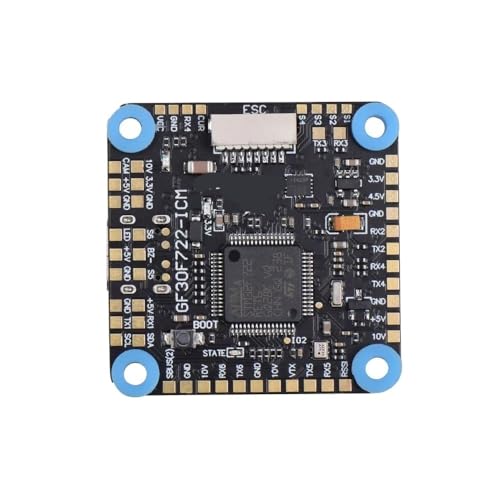 EHxCUF Kompatibler Dual BEC Flight Controller GF30F722-ICM F7 Kompatibel mit RC FPV Freestyle mit 5V 10V OSD HD Eingang 3-8S 30X30mm von EHxCUF