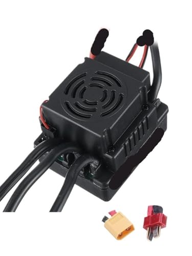 EHxCUF Kompatibler wasserdichter bürstenloser Regler Kompatibel mit elektrische Geschwindigkeitsregler 60A 80A 120A S-80A S-120A(120A ESC- XT60 Plug) von EHxCUF