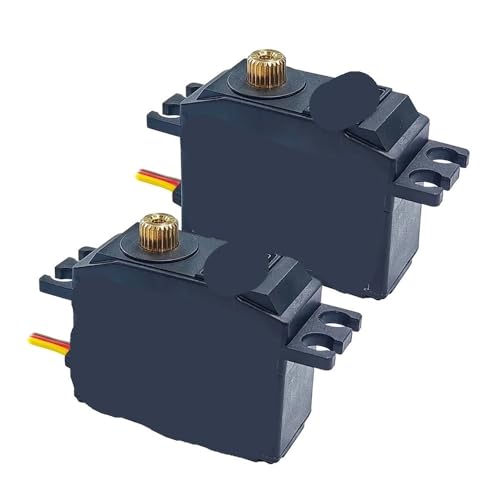 EHxCUF Kompatibles Digitalservo D9257MG 25g Vollmetallgetriebe Kompatibel mit Trex 450 500 Hubschrauber- und Flugzeugspielzeug 2PCS von EHxCUF