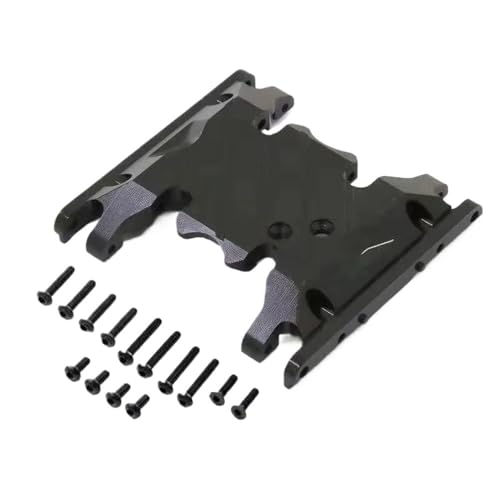 EHxCUF Metall-Chassis-Getriebemontage-Getriebehalter Kompatibel mit 1/10 RC II-kompatible Modelle 90046 90047 90075(A 2 Hole Black) von EHxCUF