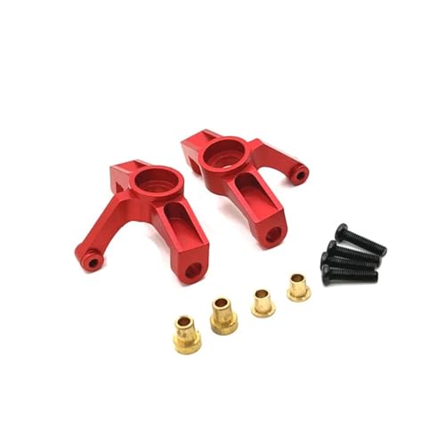 EHxCUF Metall-Frontlenkbecher-Upgrade Kompatibel mit 1/10 RC-Auto, kompatibel mit 104072 104001 104002 Ersatzteilen(RED) von EHxCUF