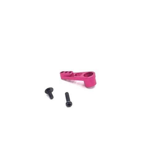 EHxCUF Metall-Upgrade 25T Servoarm Kompatibel mit C14 C24 B14 B16 B24 B36 MN D91 D96 99S kompatible RC-Autoteile(PINK) von EHxCUF