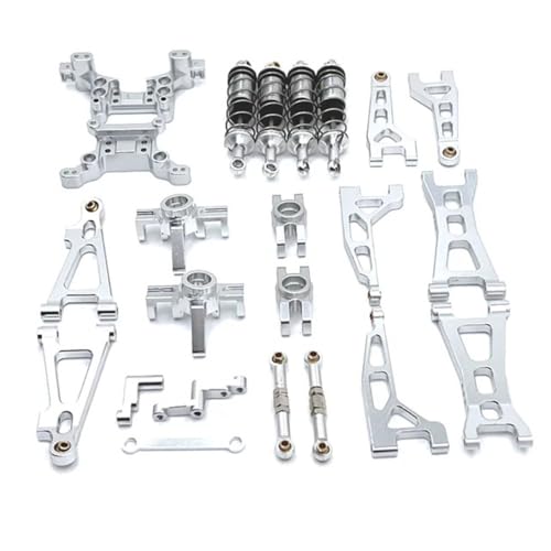 EHxCUF Metall-Upgrade-Kit Kompatibel mit 16207 16208 16209 16210 H16 kompatible RC-Autoteile(Silver) von EHxCUF