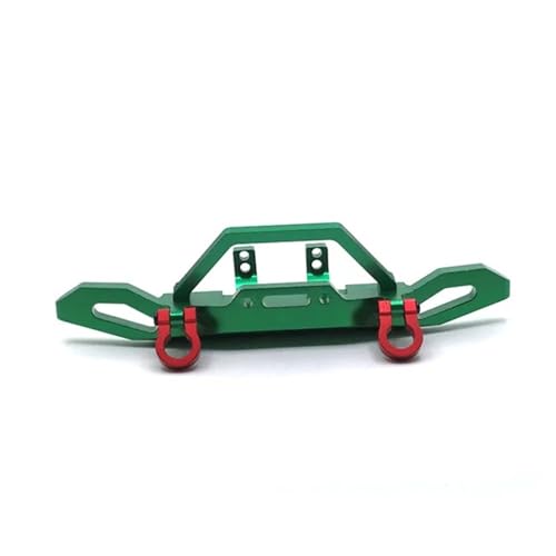 EHxCUF Metall-Upgrade-Modifikation Frontstoßstange Kompatibel mit kompatible 1/10 RC-Autoteile 104001 104002(Green) von EHxCUF